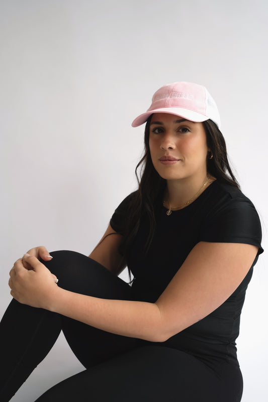 R.B.O Light Pink/ White Trucker Hat