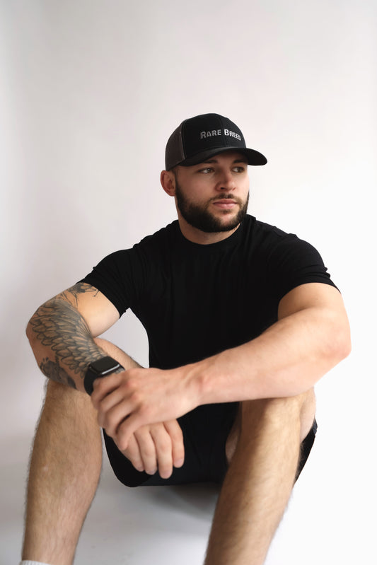 R.B.O Black/ Charcoal Mesh Hat
