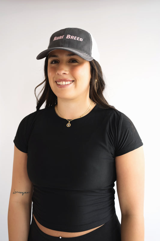 R.B.O Charcoal/ Pink Trucker Hat
