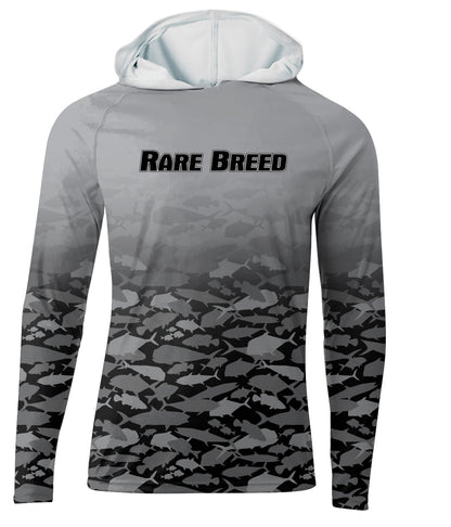 SPF Long Sleeve Grey Fish Camo